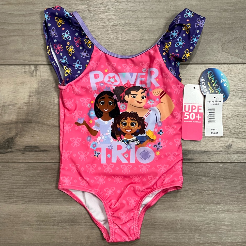 Encanto 1 piece Bathing Suit (sizes 2T 3T 4T 4)